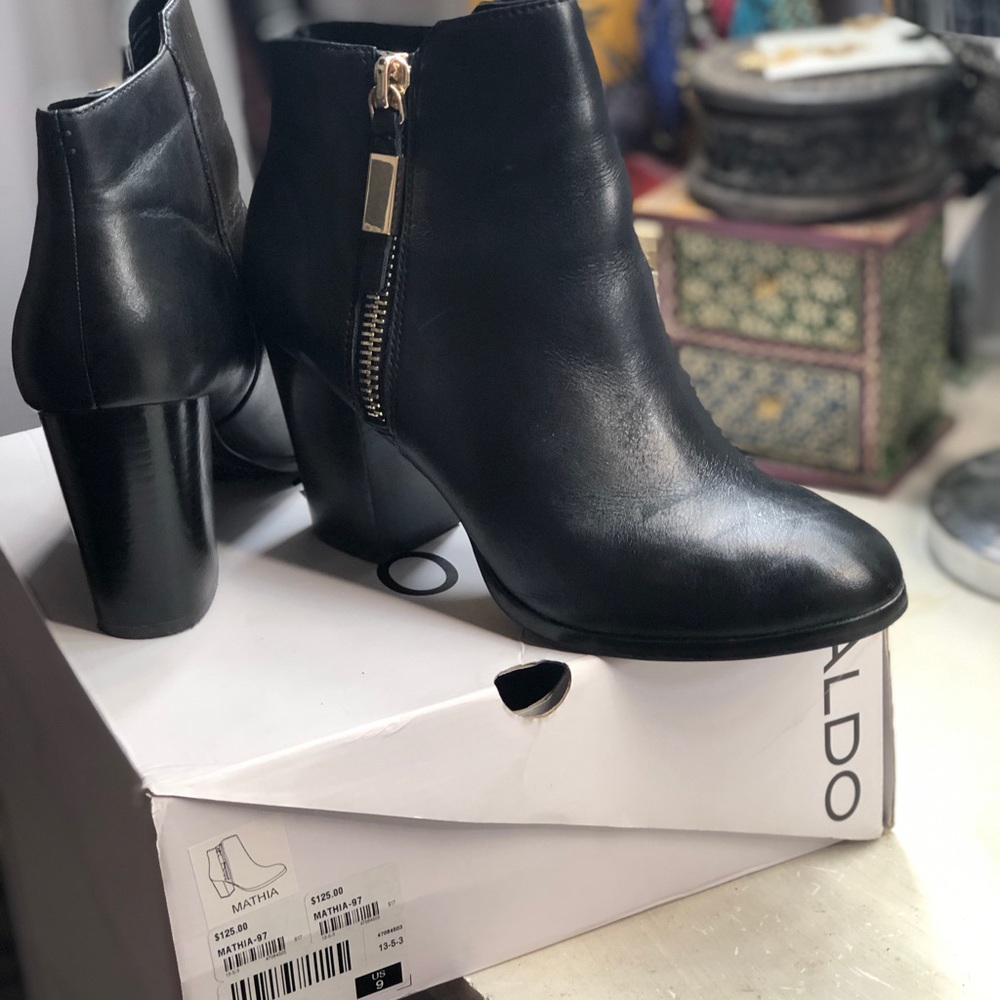 new aldo booties; 100$ but open to offers!